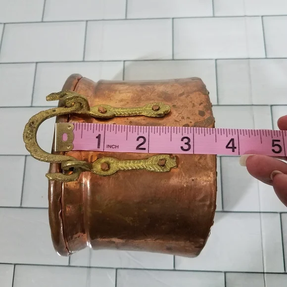 Copper Container Handmade - Picture 6 of 8